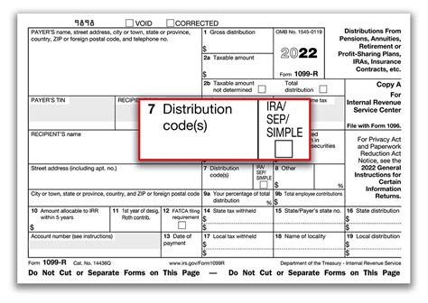 distribution code 3 box 7|box 7 1099 r.